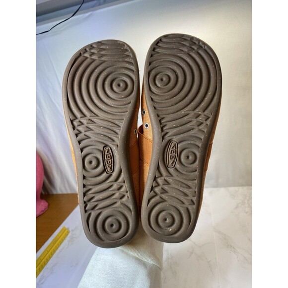 Keen Sienna Women’s Size 9 Mary Jane Shoes Slip On Ballet Flats orange Leather - Picture 5 of 7